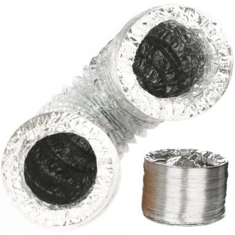 Gaine de ventilation flexible aluminium DOMUX DMX-100-ALU-3M (1/9)