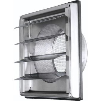 Grille de ventilation inox à lames DOMUX DMX-150-SMS-W (1/8)